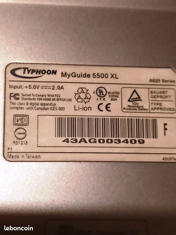Palm pda typhoon myguide 5500 xl (image 4)