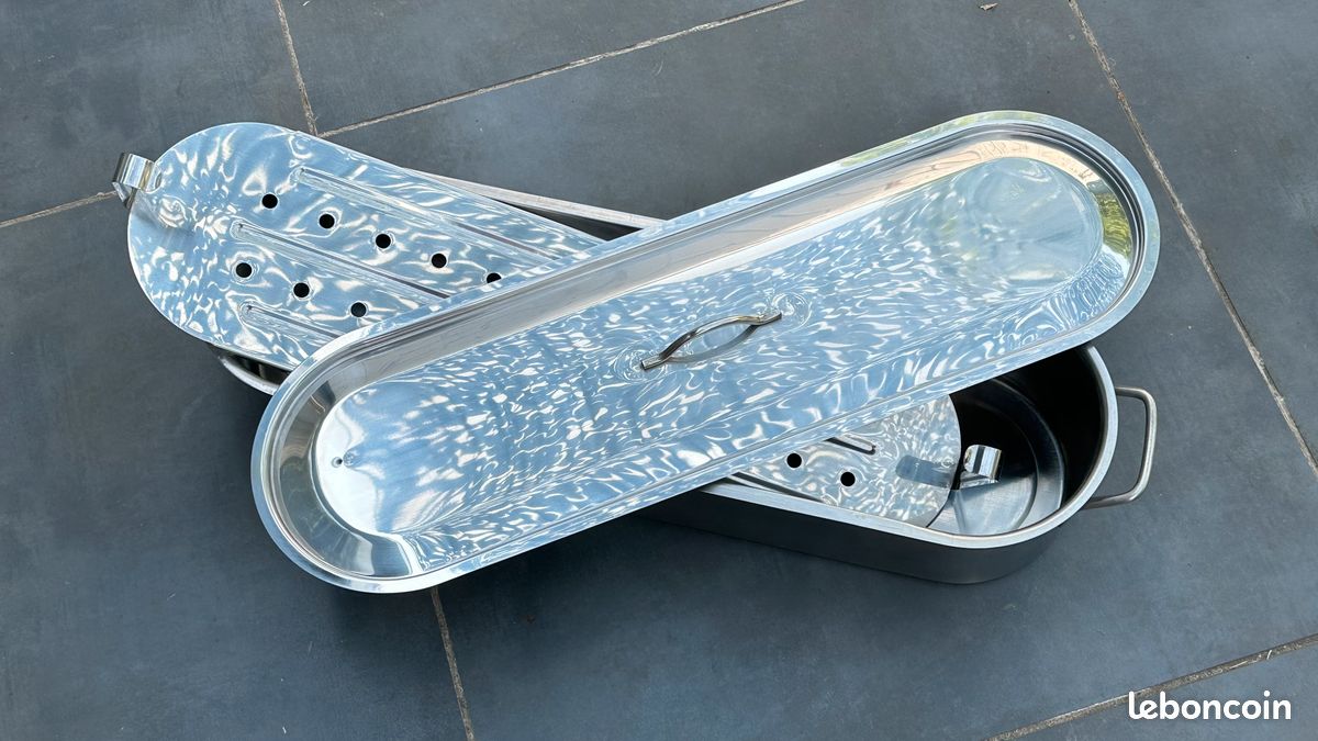 Saumonière inox 60 cm, tous feux (image 1)