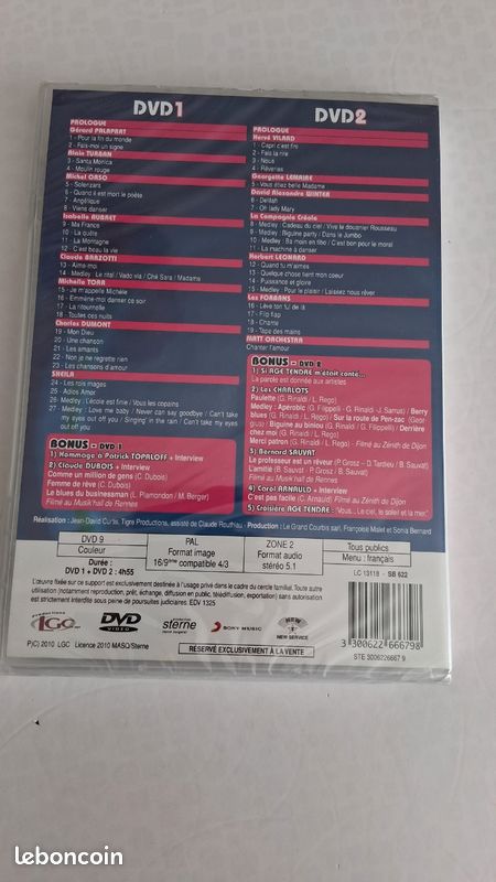 Double DVD "Âge Tendre, la journée des idoles" (image 2)