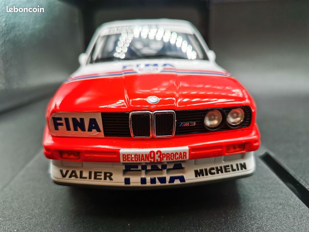 Voiture miniature BMW E30 M3 BELGIUM PROCAR 1993 DUEZ N0 14 - Collection
