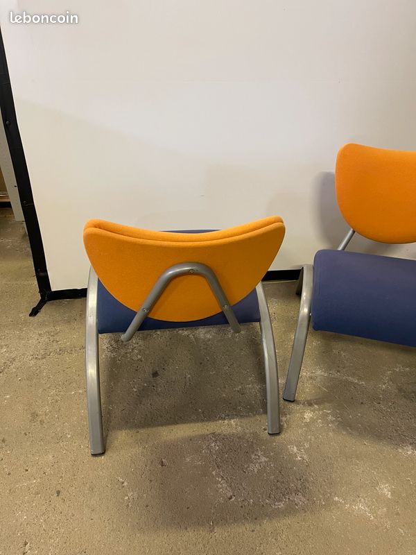 Fauteuil chauffeuse accueil salle d'attente - LOT de 3 (image 3)