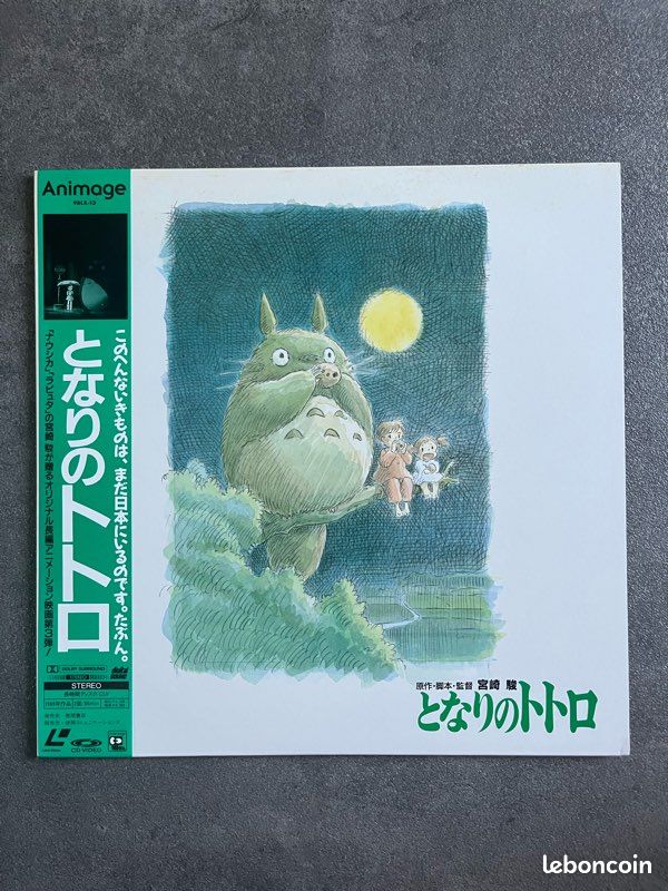 Laserdisc Mon voisin Totoro Studio ghibli (image 1)