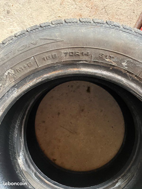 4 pneus 165/70 R14 81T - Équipement auto