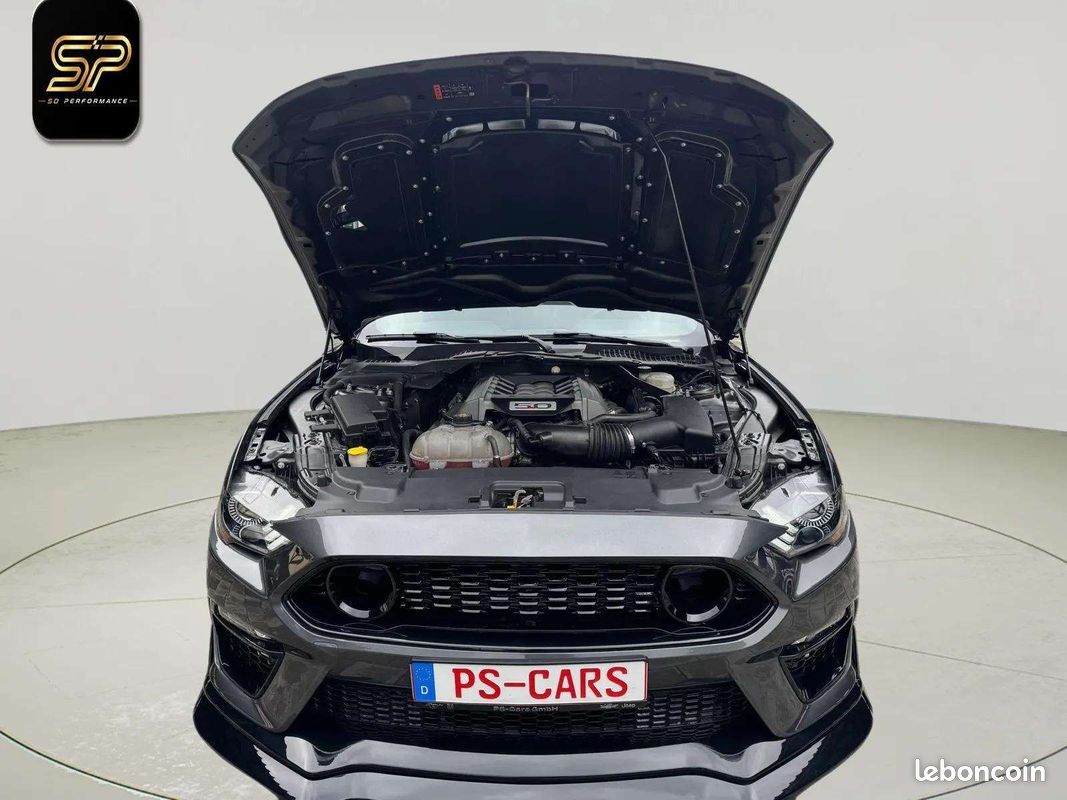 FORD Mustang GT * V8 5.0 * 421 ch * BVA * Faible Kilométrage * Cuir (image 20)