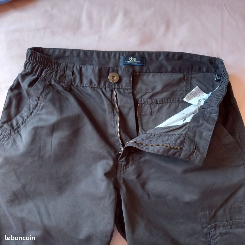 Short Pantacourt Homme Tbs Pantacourt TBS Homme Taille 38 Neuf