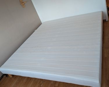 Sommier Tapissier 180x200cm - Lattes Peuplier, Pieds 18cm, Confort Optimal