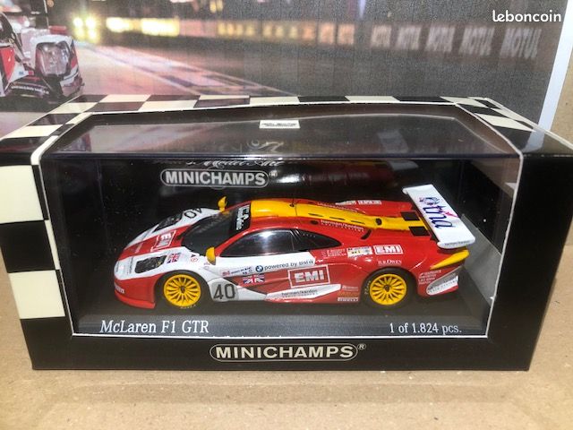 Modèle Réduit McLaren F1 Par Minichamps 1:43 - Série Limitée - Gris Platine