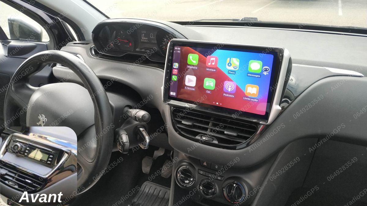 Pour Peugeot 208 10  Écran Tactile Android Autoradio GPS
