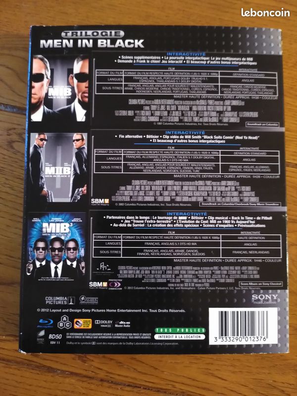 Trilogie Men In Black (image 2)