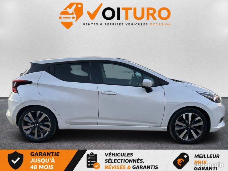 đNISSAN Micra 1.5 dCI 90 cv Tekna,SiĂšge cuir,GPS,Bluetooth,Excellent Ă©tat,âïžGARANTIE 1 AN (image 6)