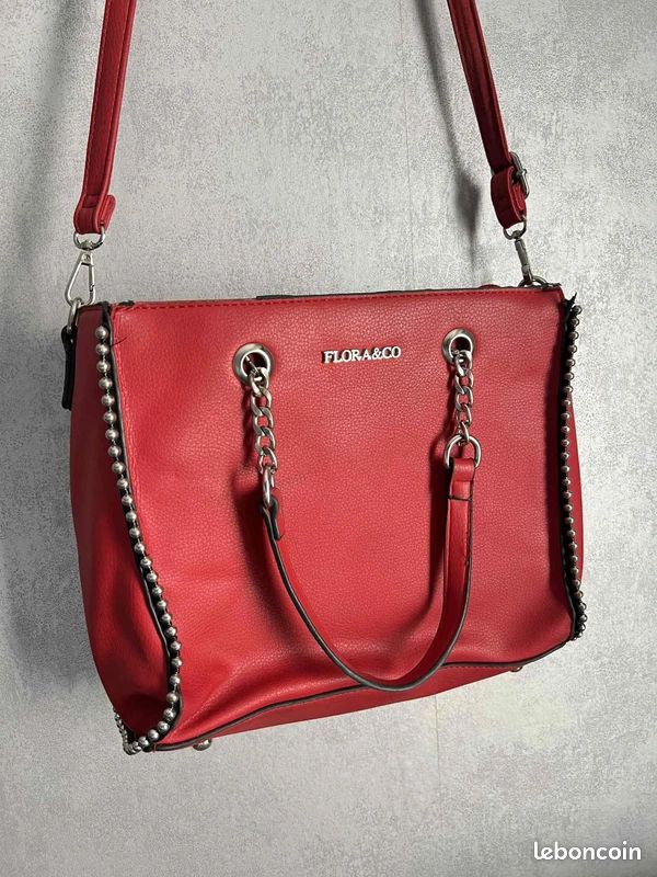Sac à Main / Bandoulière Flora & Co Couleur Rouge Bon Etat (image 5)