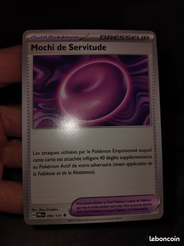 Myboost – Mochi De Servitude 095/131 (Reverse Poké Ball) – Coffret 10 Cartes Pokémon Écarlate Et Violet 8.5 Évolutions Prismatiques