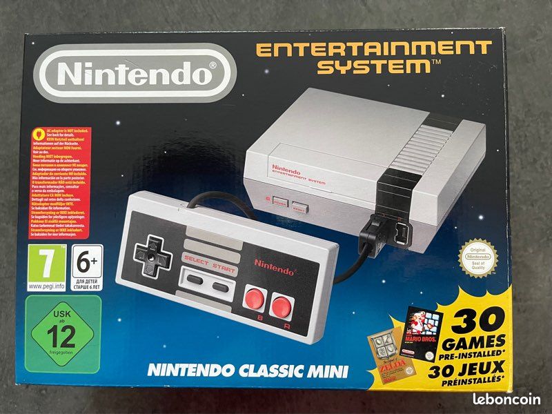 Console Classic NES Mini d'occasion - Annonces console et jeux vidéo  leboncoin - page 7