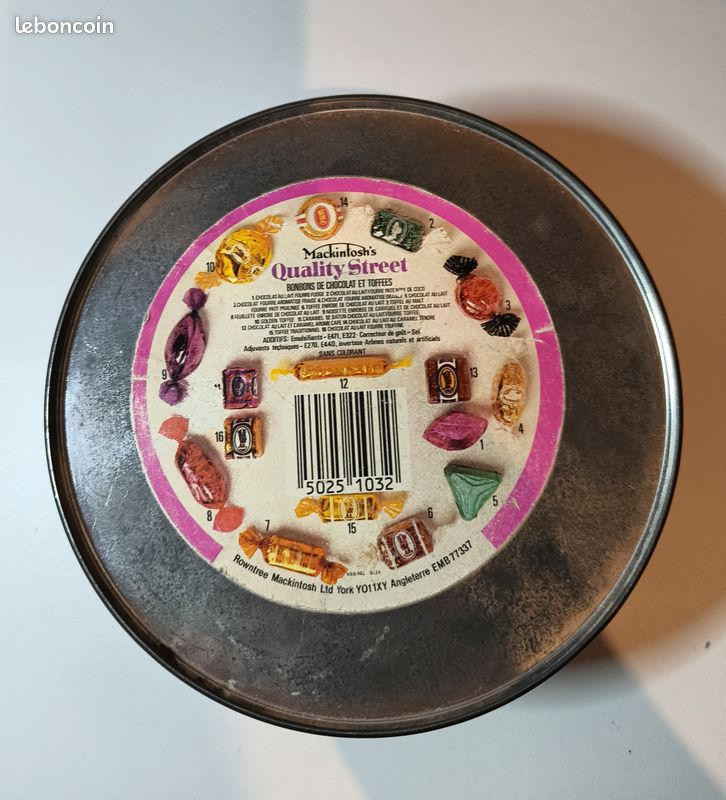 Boîte métal vintage "Quality Street" - Rétro / Collection (image 4)
