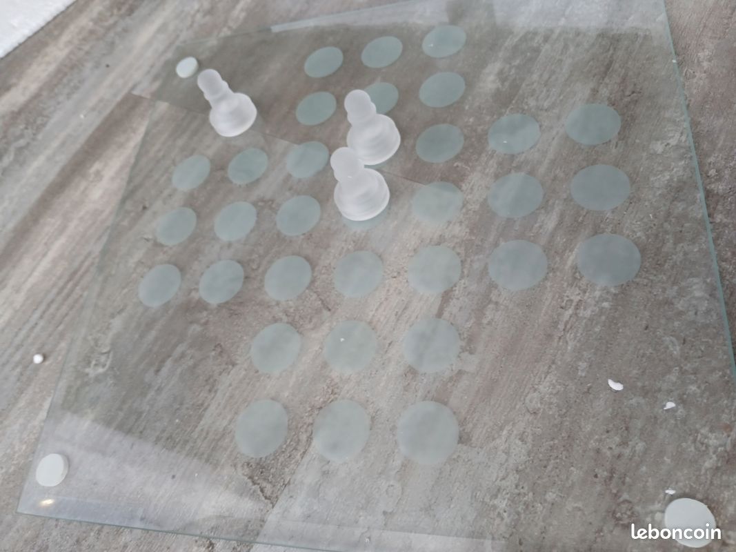 Jeu solitaire en verre (image 2)