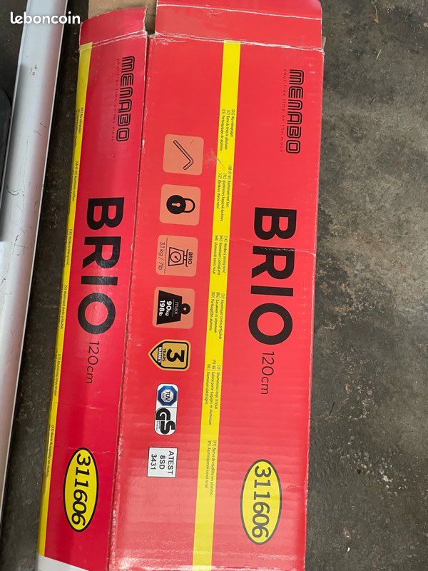 Barres de toit Menabo Brio 120 cm – bon état ne (image 2)