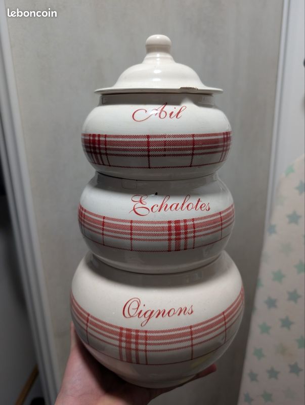 Pots a condiments ail oignons échalotes (image 1)