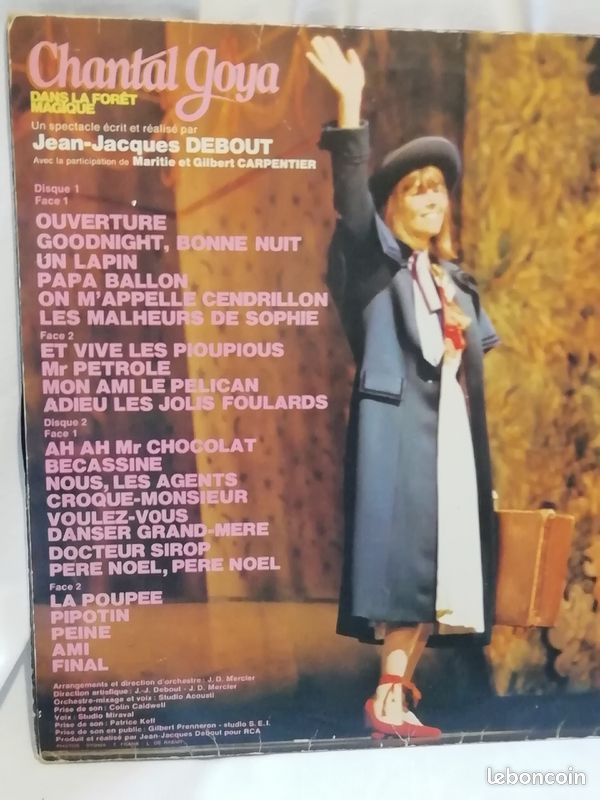 Album 2 disques 33 tour chantal Goya 1980 (image 2)