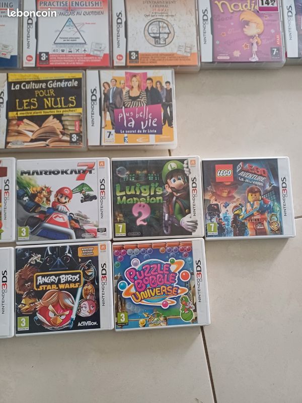 Lot De 8 Jeux Nintendo 2DS/3DS En Français (VF) - Bon état