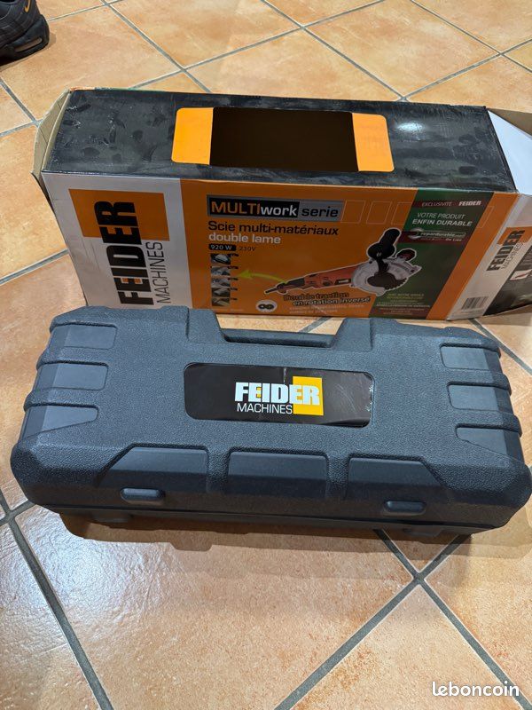 Scie mutimateriaux double lame dans coffret FDL900 FEIDER (image 1)