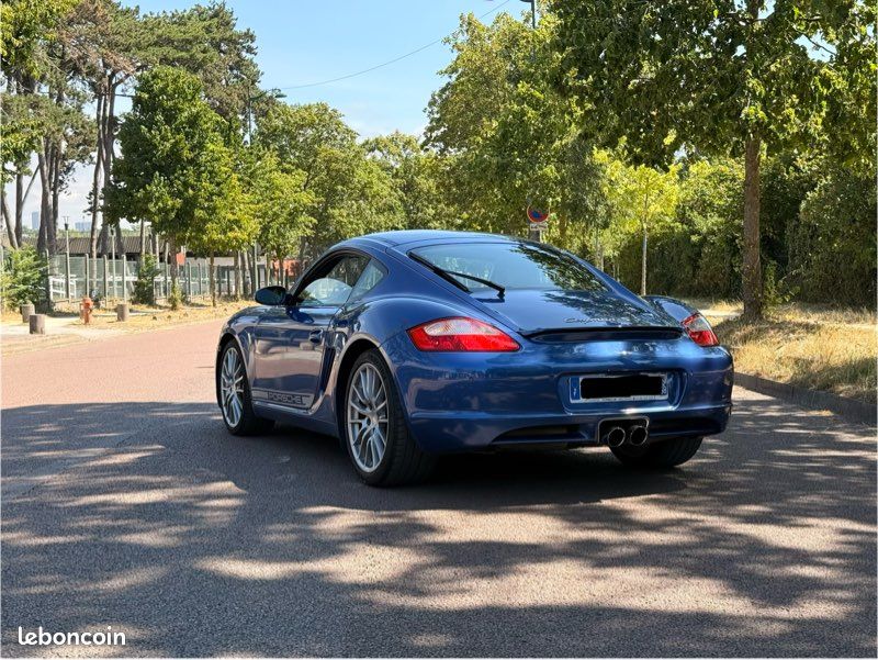 Porsche Cayman S 987.1 Bleu Cobalt (Pack Chrono) BVM (image 2)