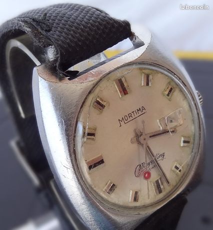 Montre Mécanique Mortima Mayerling-France - Pour Pièces Détachées (ne Fonctionne Pas)