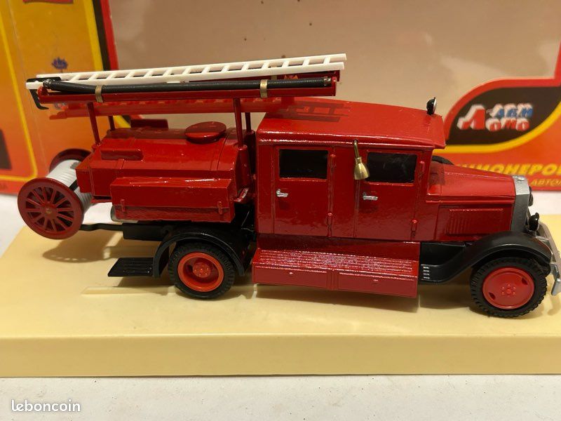 MATCHBOX LAND Rover 1/43 Coffret Models Of Yesteryear Pompiers En Boite