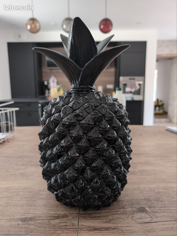 Ananas Artificiel Décoratif En Mousse Jaune Vert - Faux Fruit Réaliste Pour Maison, Cuisine, Fête, Photo