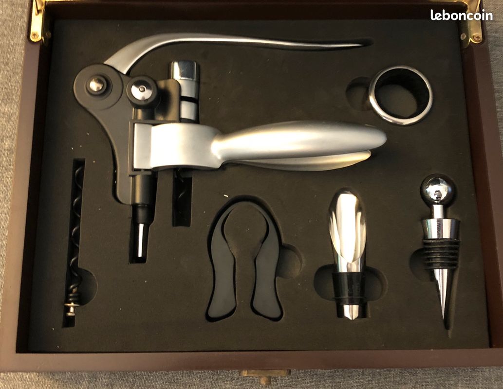 Coffret sommelier tire-bouchon à levier - neuf (image 2)