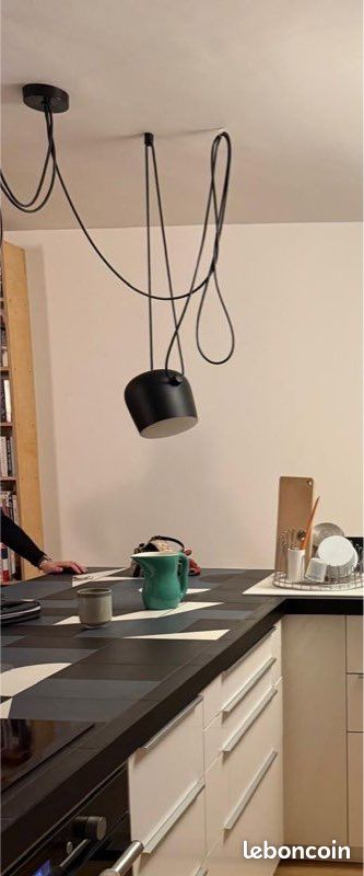 Lampada A Sospensione AIM LED Bianco Design Ronan & Erwan Bouroullec For Flos 2