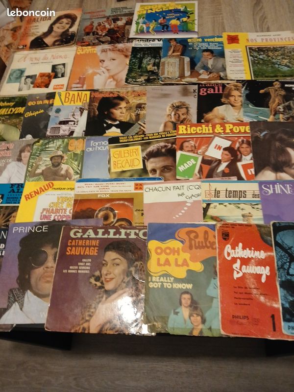 Vynils 33et45 tours. Français et variétés (image 2)