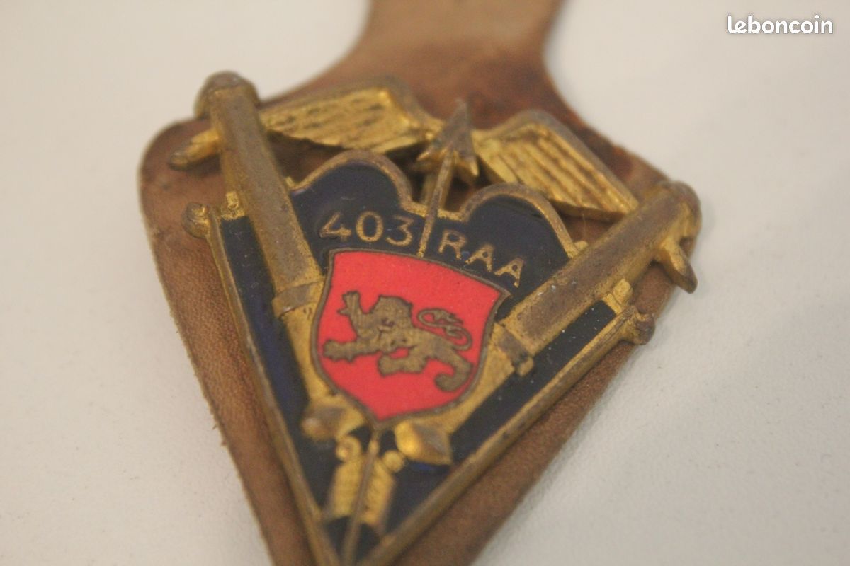 Insigne 15 RA / 15ème Régiment d'Artillerie (Pluton) - Collection