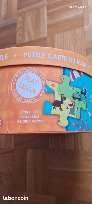 2 Puzzles 150 pièces planisphère + Forêt enchantée 100 pièces (image 2)