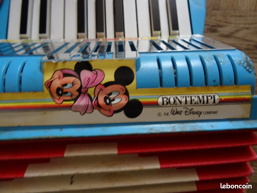 Accordéon vintage Mickey Bontempi the Walt disney compagny Jeux