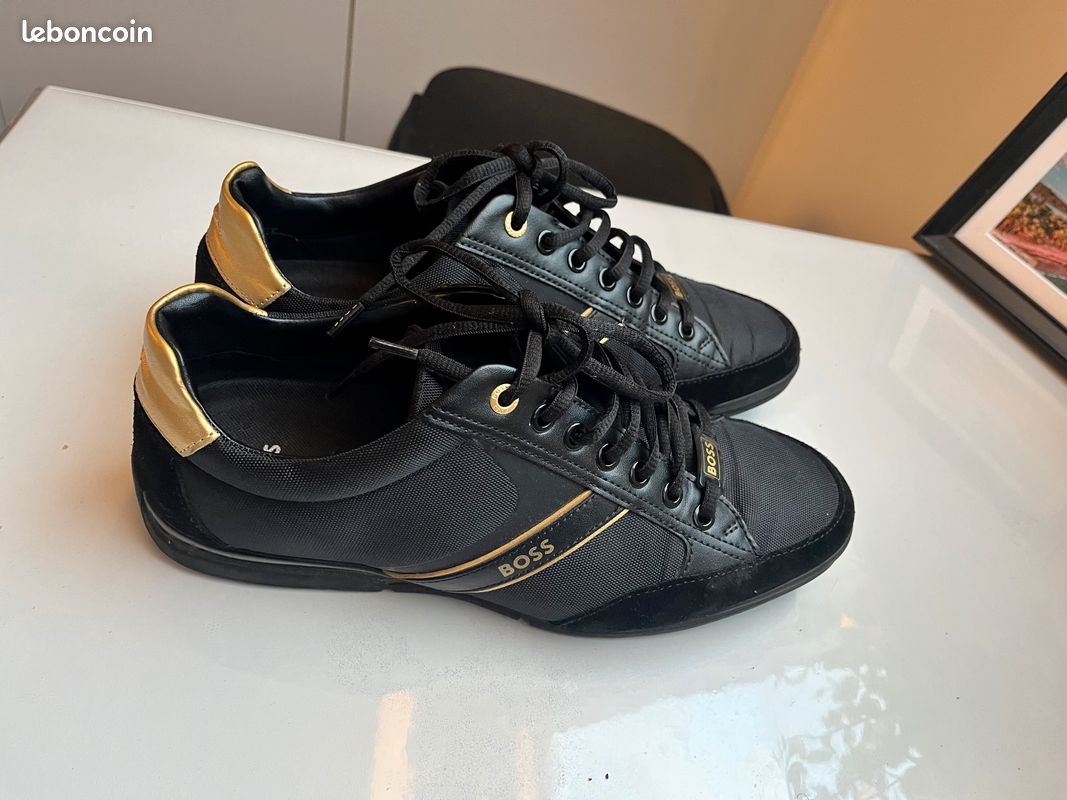 Leather Boss Sneakers 2018 Chaussure Hugo Homme Basket Hugo Boss