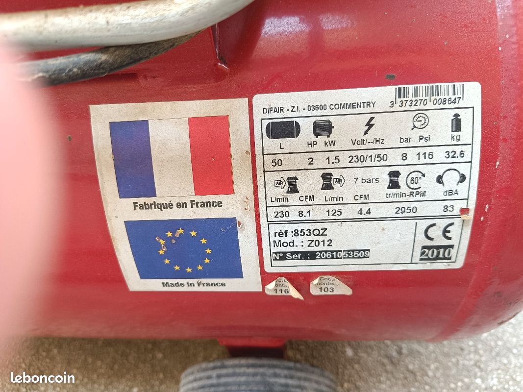 Compresseur 50 l (image 3)