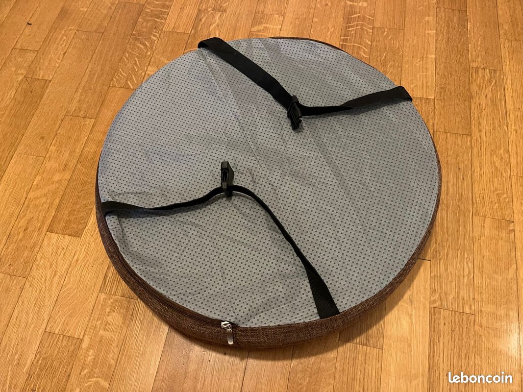 Coussin de chaise, diamètre 50 cm, épaisseur 8 cm, avec sangles (image 3)