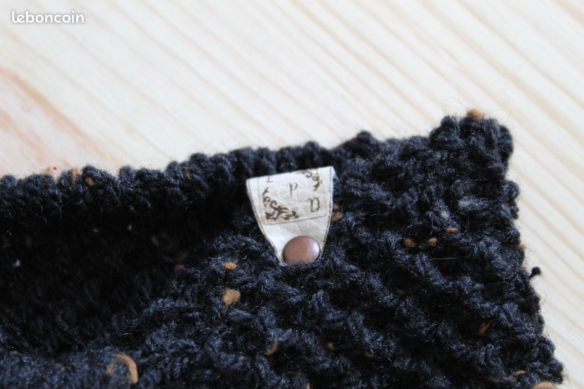 Bandeau Graniti noir fait main (image 2)