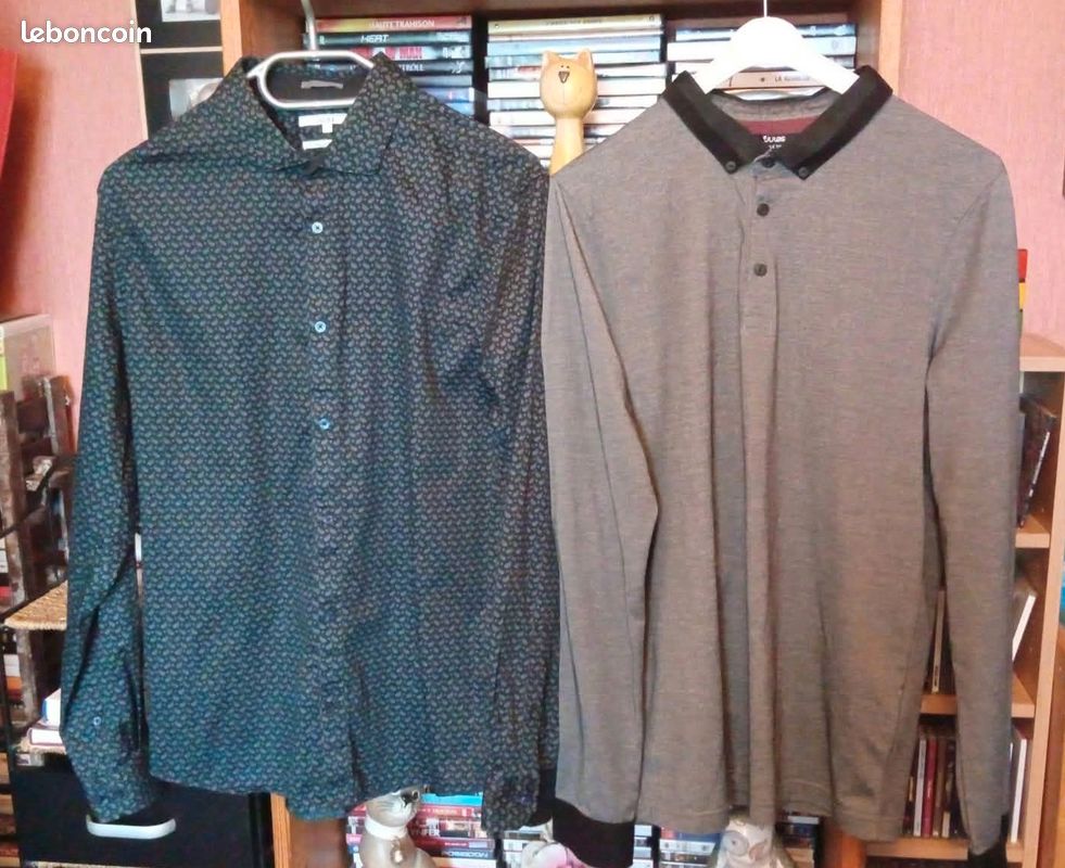 Lot Chemise+polo homme taille L marque Jules (image 1)