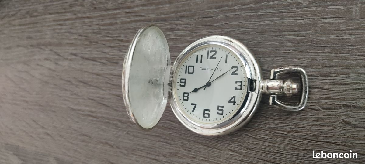 Montre à Gousset Vintage Cariston - Occasion Pour Homme, Style Classique