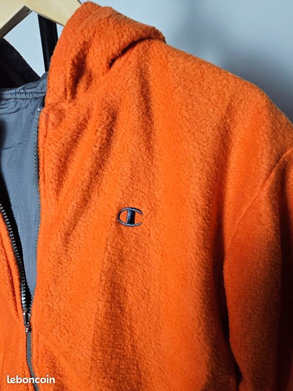 2.1-Veste à capuche réversible vintage Champion L (image 8)
