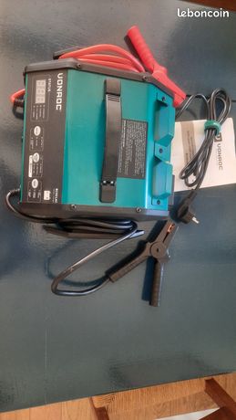 Chargeur De Batterie VONROC 15A – 6V/12V, Démarrage Rapide