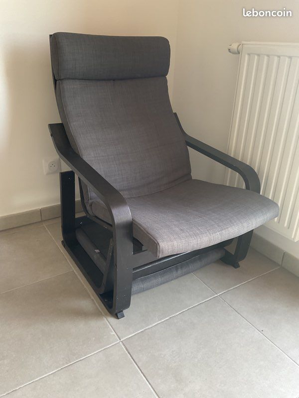 Fauteuil et repose pied IKEA Poang (image 3)