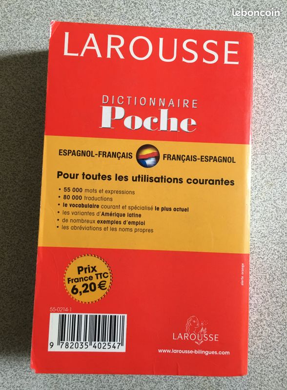Larousse dictionnaire poche espagnol-français français-espagnol (image 2)