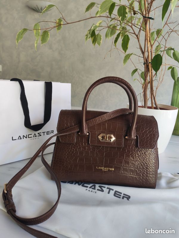 Sac à main cuir marron (image 1)