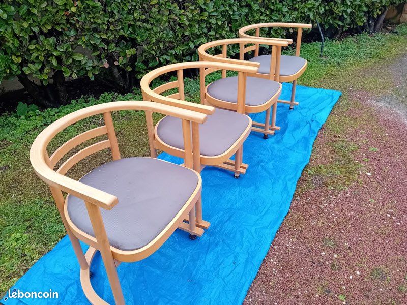 4 chaises danoises de très belle facture (image 1)