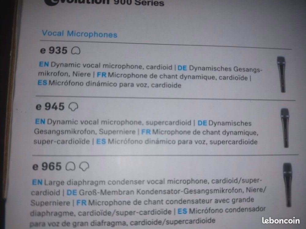 Micro Sennheiser e945 (image 3)