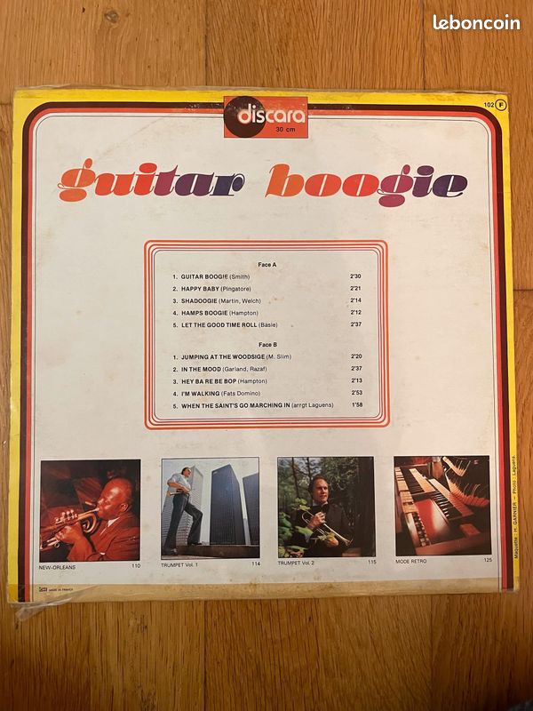Disque vinyle 33 Guitar Boogie (image 2)