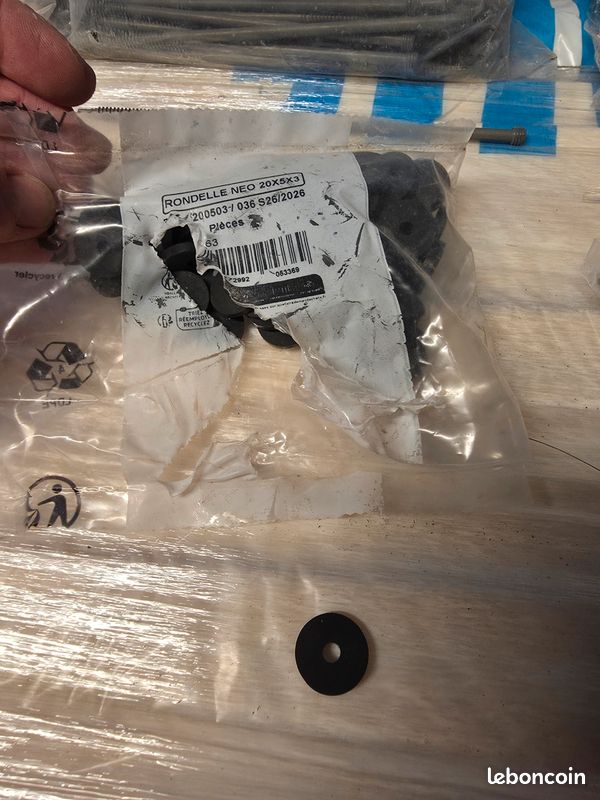 Joriside vis bac acier autoperceuse anthracite (image 5)