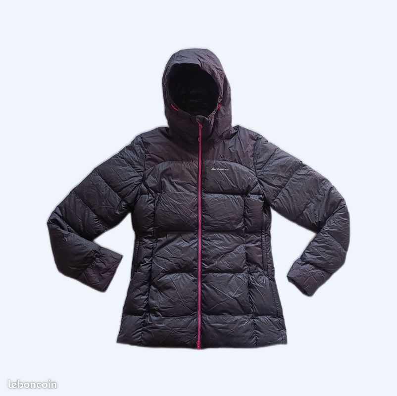 Veste doudoune noir trek ski MT900 femme taille S forclaz